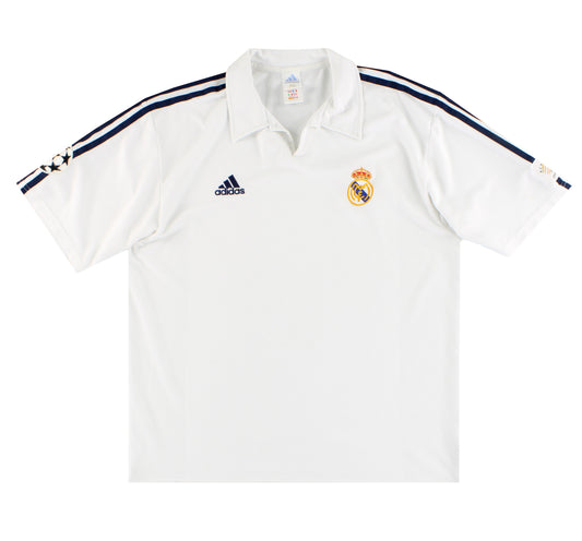 2001-02 Real Madrid adidas Centenary Home Shirt L