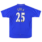 2001-03 Chelsea Umbro Home Shirt Zola #25 S - Classic Football Kit