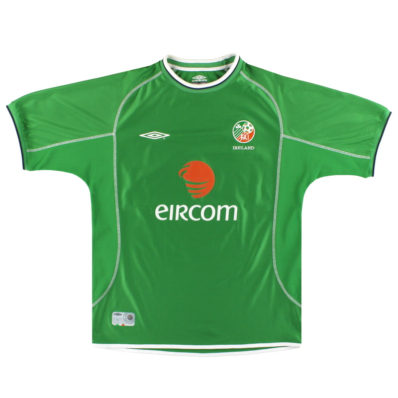 2001-03 Ireland Umbro Home Shirt *Mint* XXL