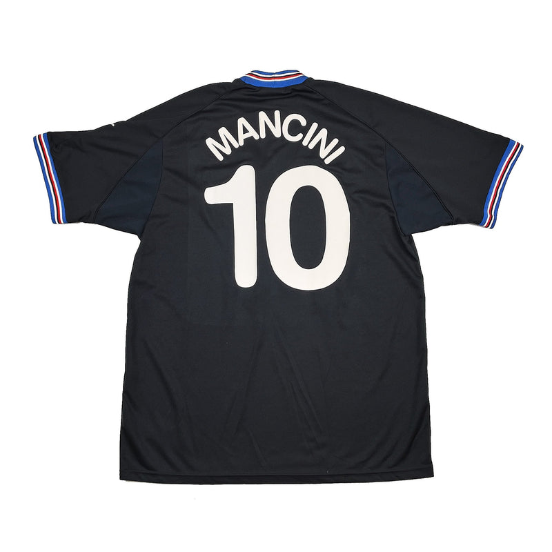 2001 Sampdoria Mancini #10 'Testimonial Mancio Day' Shirt (XXL) Errea