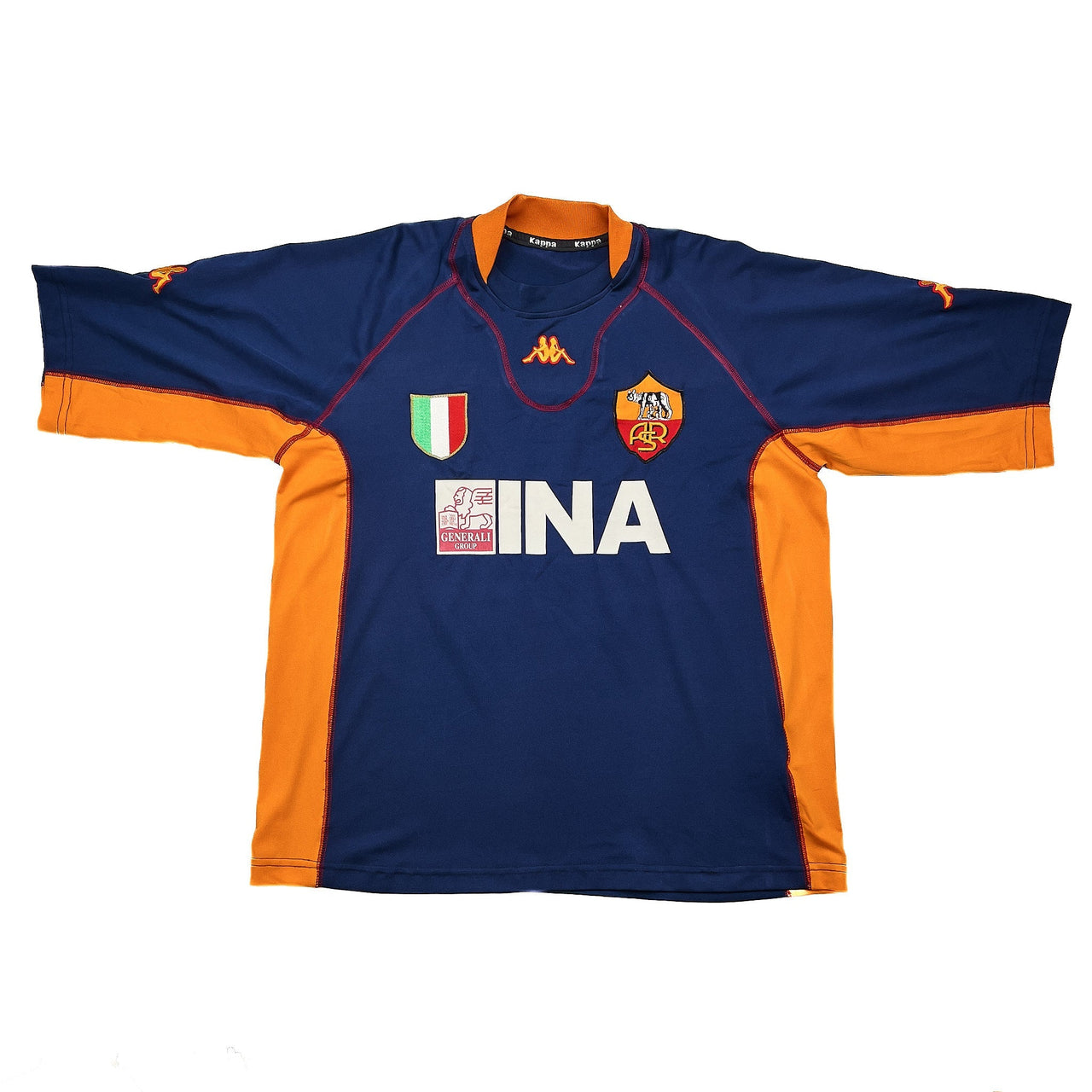 2001/02 Roma Totti #10 Third Shirt (XL) Kappa
