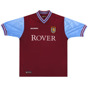 2002-03 Aston Villa Diadora Home Shirt XL