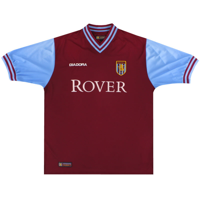 2002-03 Aston Villa Diadora Home Shirt XL