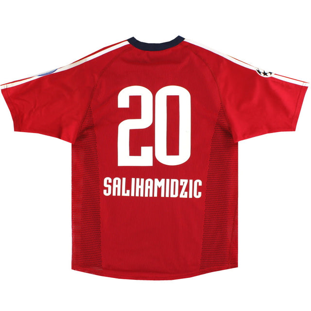 2002-03 Bayern Munich adidas Player Issue CL Home Shirt Salihamidzic #20 S