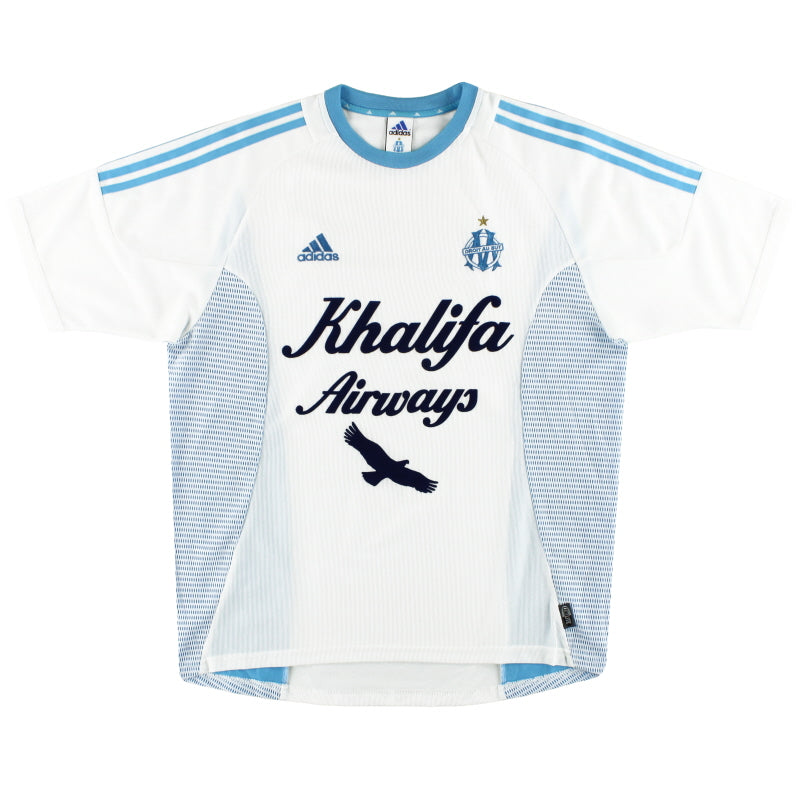2002-03 Olympique Marseille adidas Home Shirt L