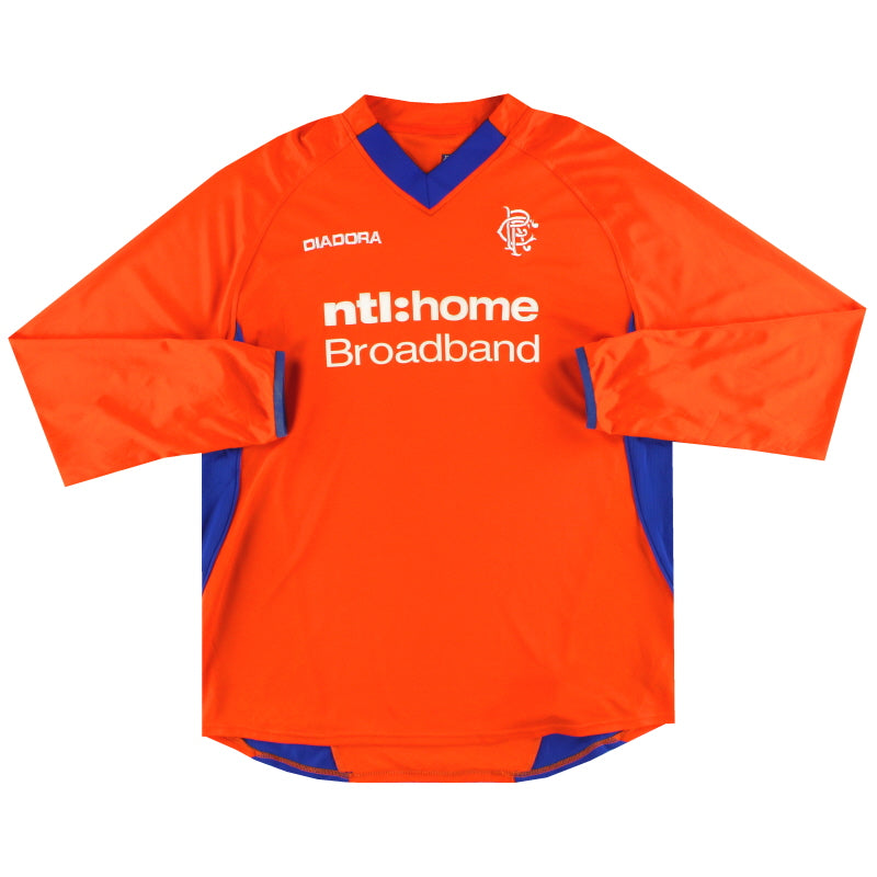 2002-03 Rangers Diadora Away Shirt L/S S