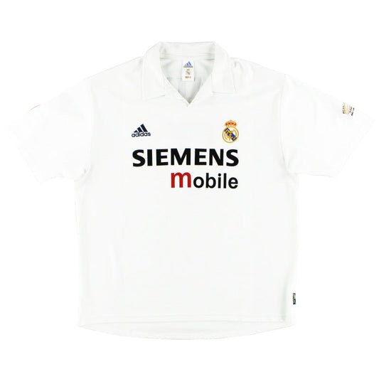 2002-03 Real Madrid Centenary Home Shirt S