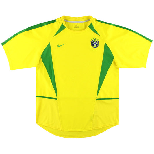 2002-04 Brazil Nike Home Shirt XL
