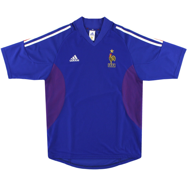 2002-04 France adidas Home Shirt M