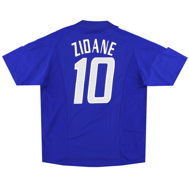 2002-04 France adidas Home Shirt Zidane #10 *Mint* L