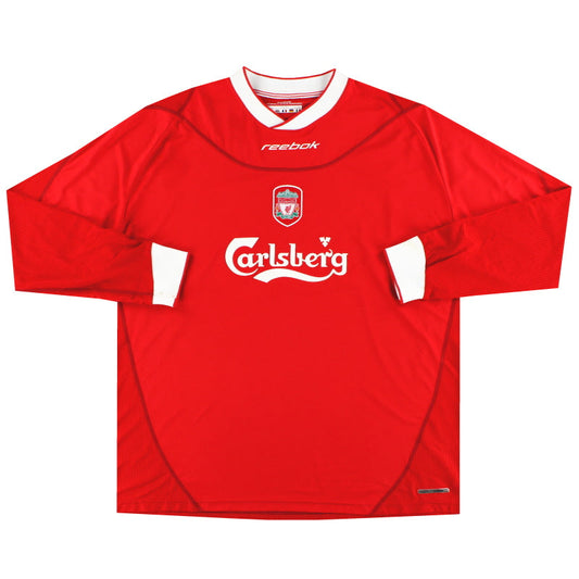 2002-04 Liverpool Reebok Home Shirt L/S