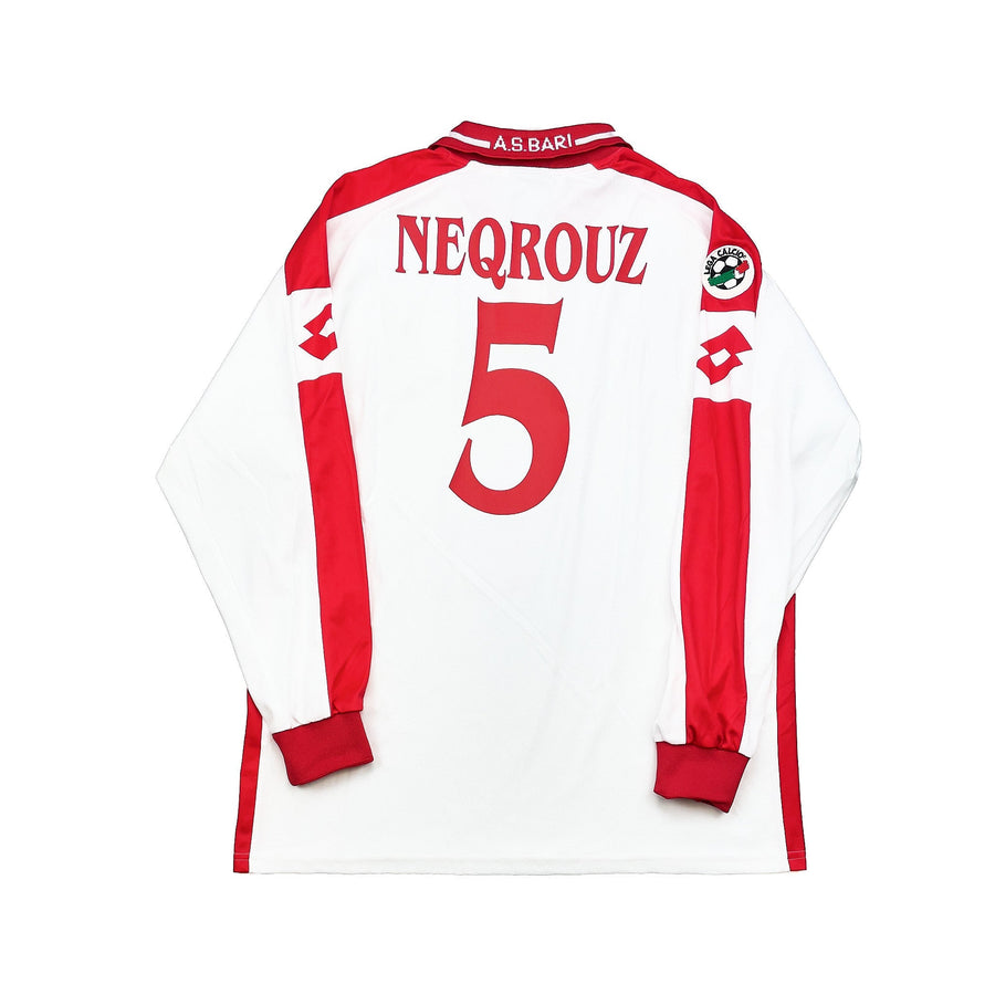 2002/03 Bari Neqrouz #5 L/S *Match Issue* Home Shirt (XL) Lotto