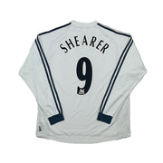 2002/03 Newcastle United Shearer #9 L/S Away Shirt (L) Adidas
