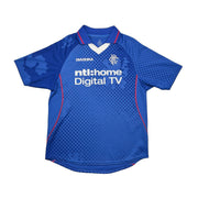 2002/03 Rangers Caniggia #7 Home Shirt (S) Diadora