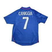 2002/03 Rangers Caniggia #7 Home Shirt (S) Diadora