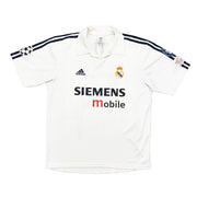 2002/03 Real Madrid Guti Haz #14 C/L Centenary Home Shirt (M) Adidas