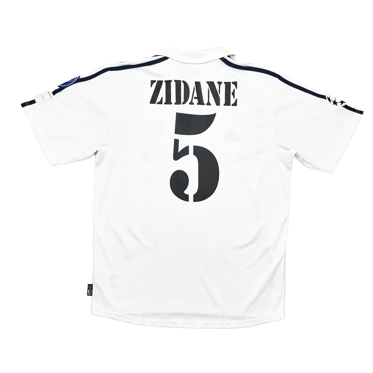 2002/03 Real Madrid Zidane #5 C/L Centenary Home Shirt (M) Adidas