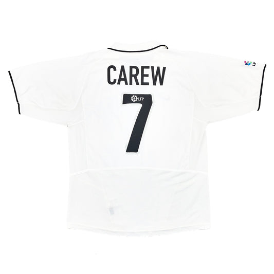 2002/03 Valencia Carew #7 Home Shirt (M) Nike