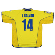 2002/03 Villarreal J.Galvan #14 Home Shirt (L) Kelme