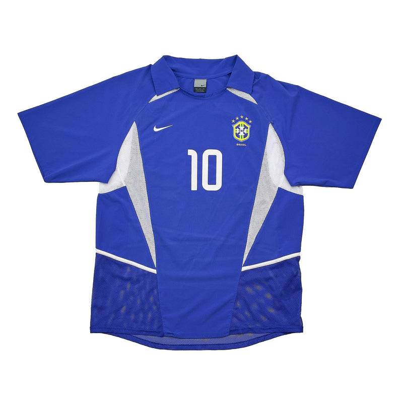 2002/04 Brazil Diego #10 Away Shirt (M) Nike