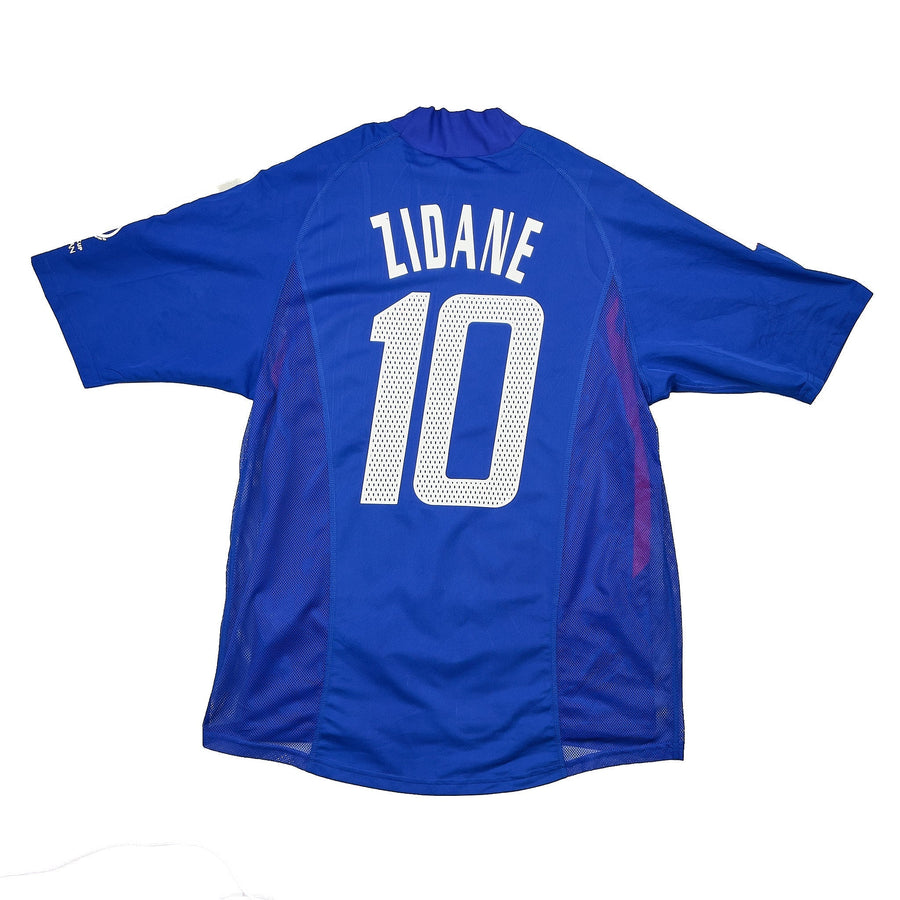 2002/04 France Zidane #10 *Player Issue* Home Shirt (M) Adidas