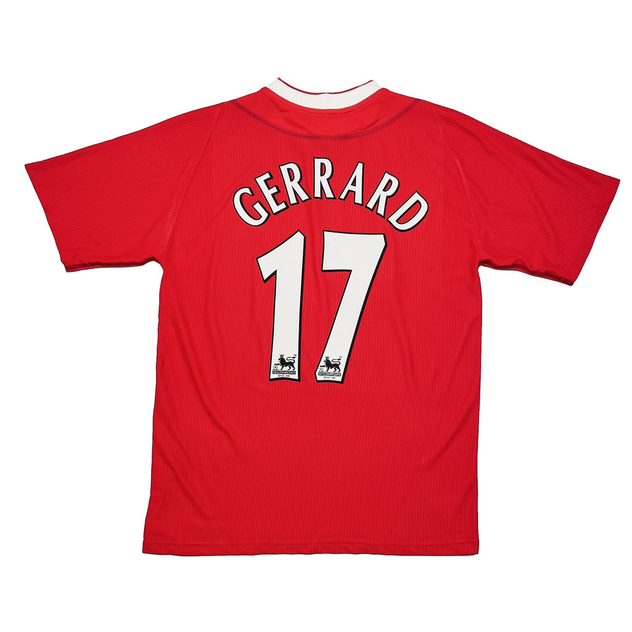 2002/04 Liverpool Gerrard #17 Home Shirt (M) Reebok