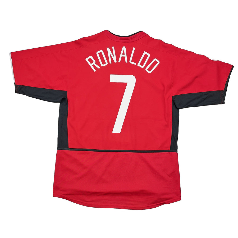 2002/04 Manchester United Ronaldo #7 C/L Home Shirt (M) Nike