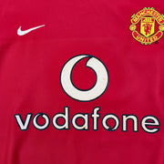 2002/04 Manchester United Ronaldo #7 C/L Home Shirt (M) Nike