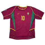 2002/04 Portugal Rui Costa #10 *Player Issue* Home Shirt (L) Nike