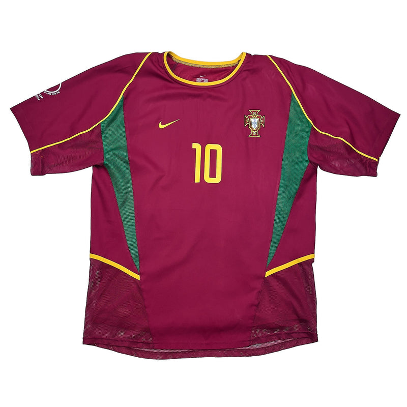 2002/04 Portugal Rui Costa #10 *Player Issue* Home Shirt (L) Nike