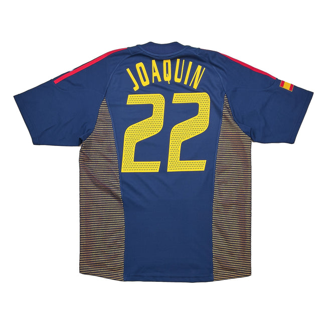 2002/04 SPAIN JOAQUIN #22 AWAY SHIRT (M) ADIDAS