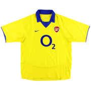 2003-04 Arsenal Nike Away Shirt M XL