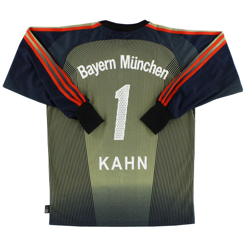 2003-04 Bayern Munich adidas Goalkeeper Shirt Kahn #1 S