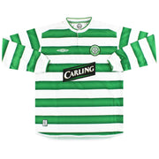 2003-04 Celtic Umbro Home Shirt L/S *As New*