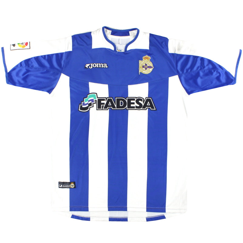 2003-04 Deportivo Joma Home Shirt XL