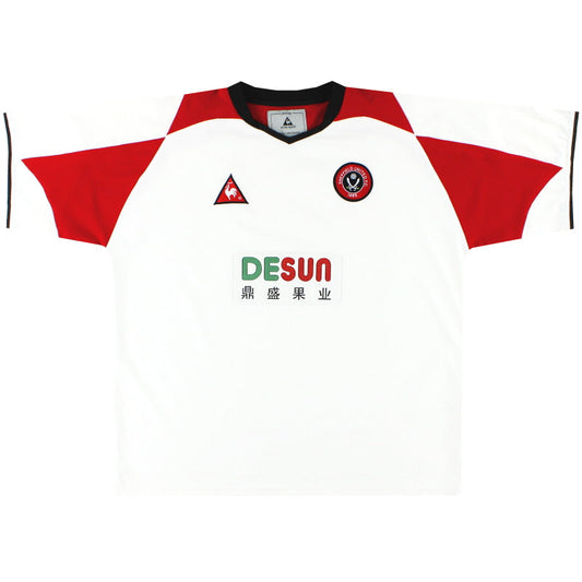 2003-04 Sheffield United Le Coq Sportif Away Shirt *Mint* M