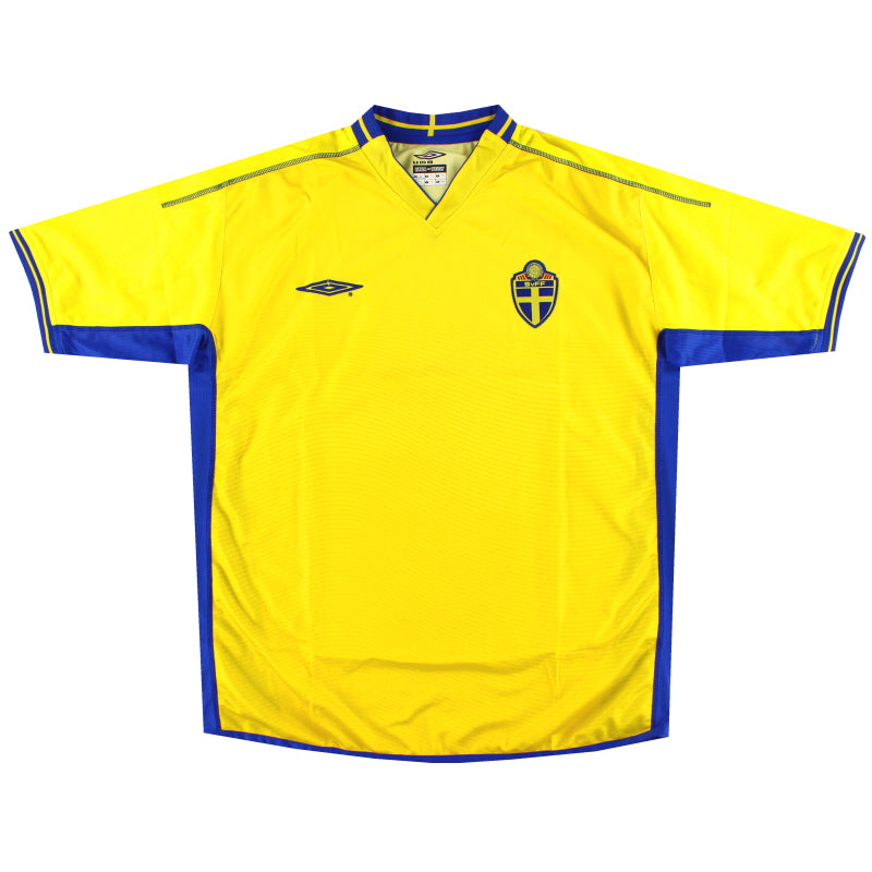 2003-04 Sweden Umbro Home Shirt XL