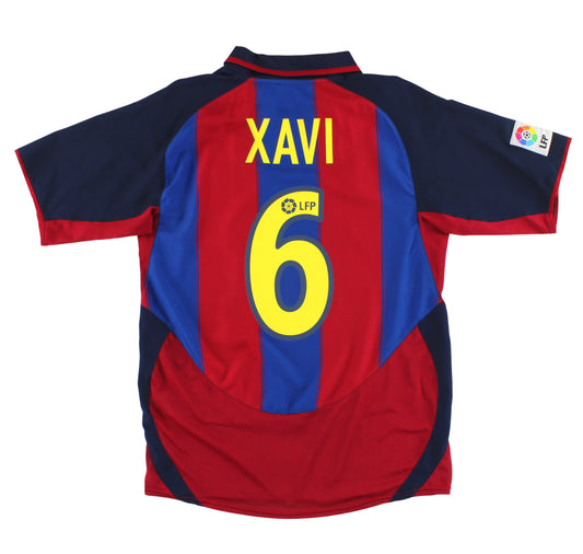 2003-04 Barcelona Nike Home Shirt Xavi #6 M