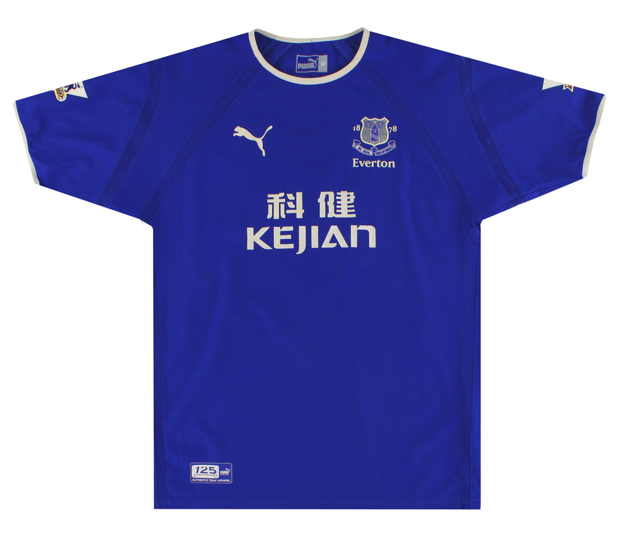 2003-04 Everton Puma Home Shirt Radzinski #8 *Mint* M