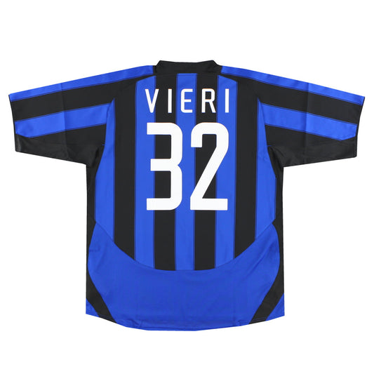 2003-04 Inter Nike Inter Milan Home Shirt Vieri #32 *w/tags XL