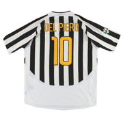 2003-04 Juventus Nike Home Shirt Del Piero #10 *Mint* XXL