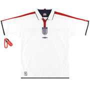 2003-05 England Umbro Home Shirt *w/tags* XL