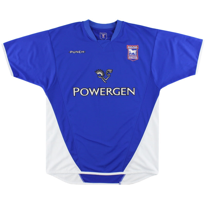 2003-05 Ipswich Punch 'Signed' Home Shirt L