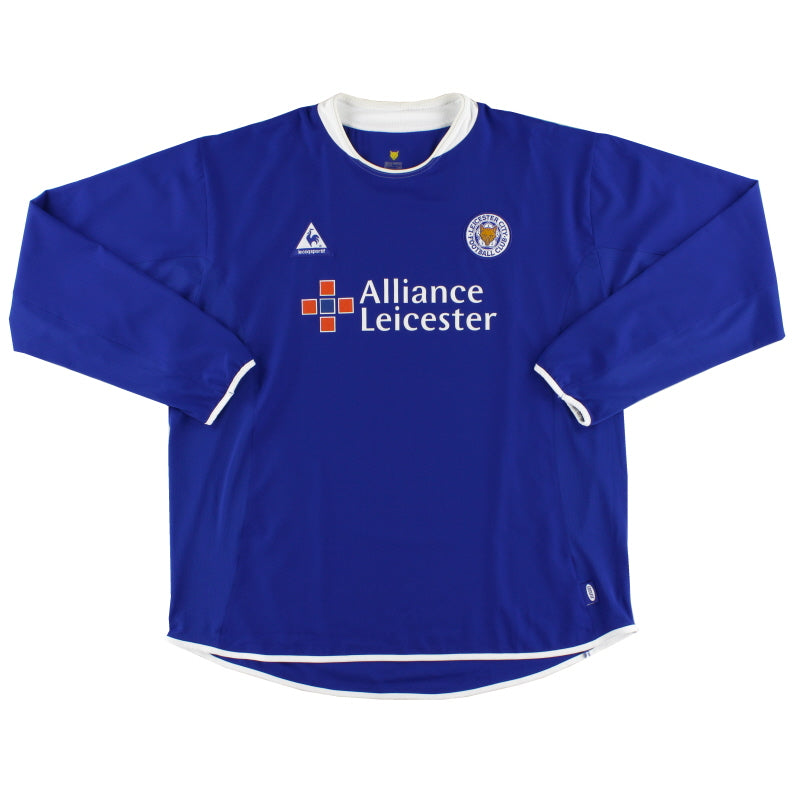 2003-05 Leicester Le Coq Sportif Home Shirt L/S XL