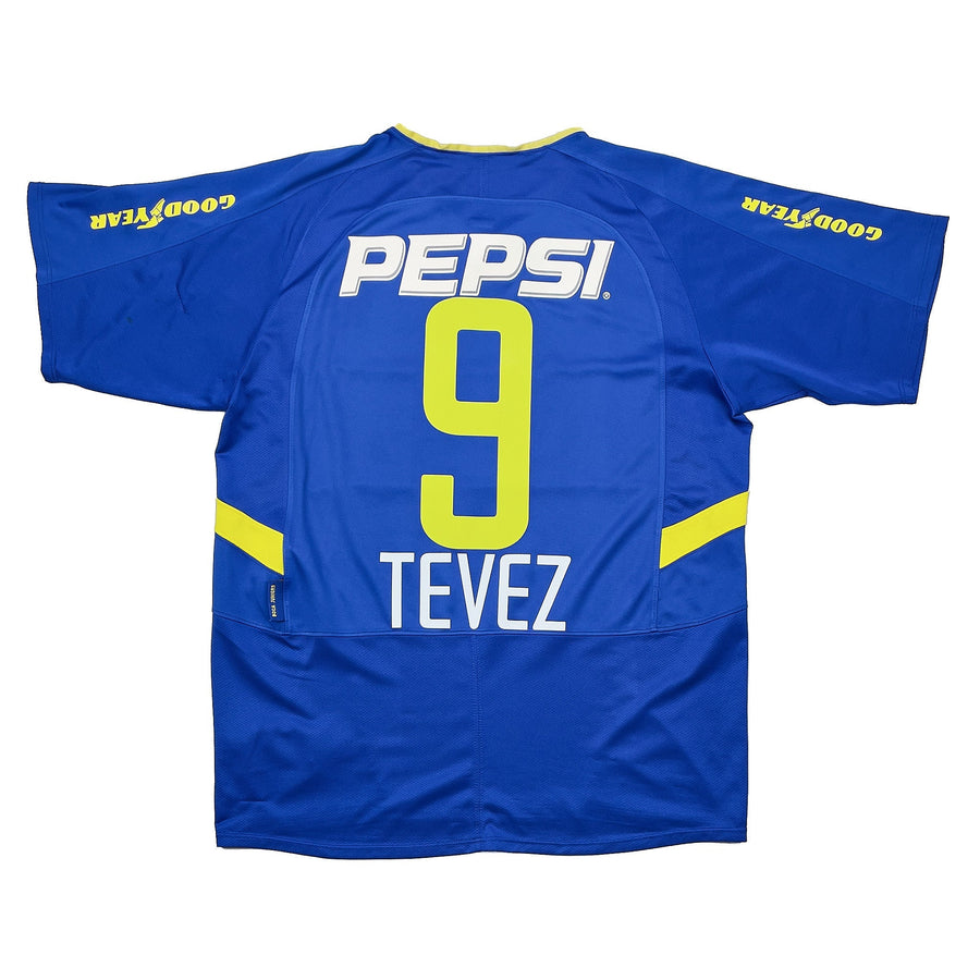 2003/04 Boca Juniors Tevez #9 Home Shirt (M) Nike