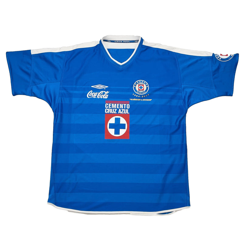 2003/04 Cruz Azul Home Shirt (XL) Umbro
