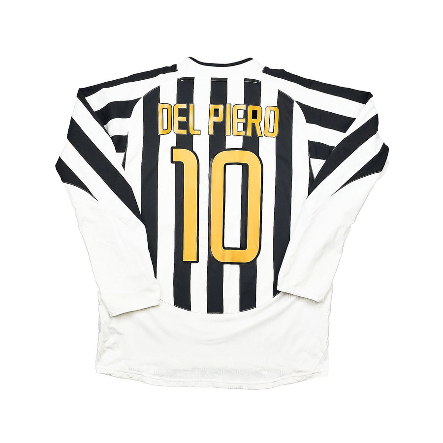 2003/04 Juventus Del Piero #10 L/S Home Shirt (L) Nike
