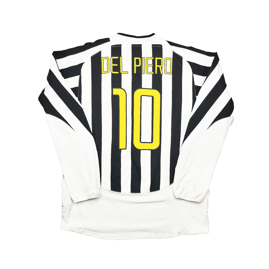 2003/04 Juventus Del Piero #10 L/S Home Shirt (XL) Nike
