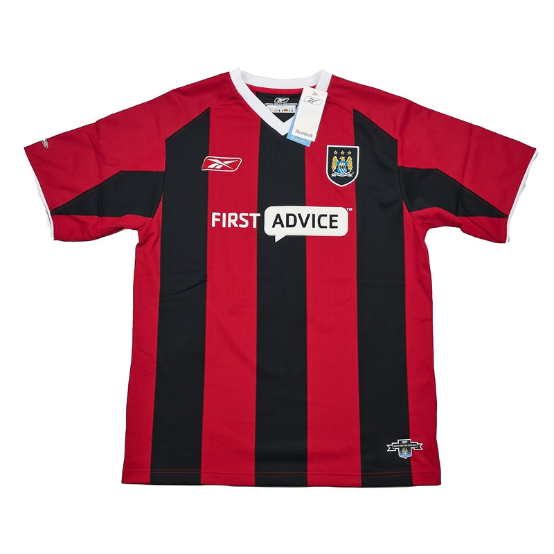 2003/04 MANCHESTER CITY SIBIERSKI #10 *BNWT* AWAY SHIRT (M) REEBOK