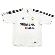 2003/04 Real Madrid Ronaldo #9 *Player Issue* Home Shirt (M) Adidas